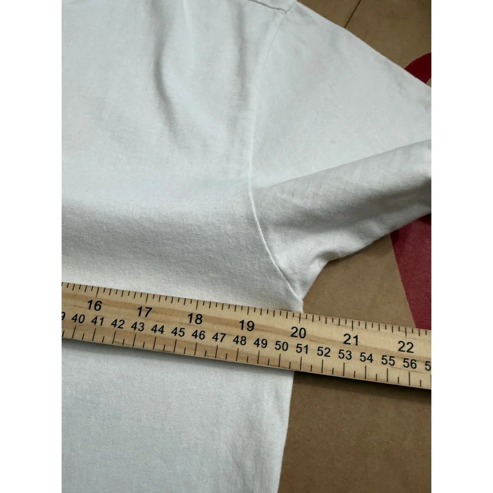 Loro Piana Hiroshi Fujiwara White Cotton Logo T-Shirt Mens Medium Made in Italy
